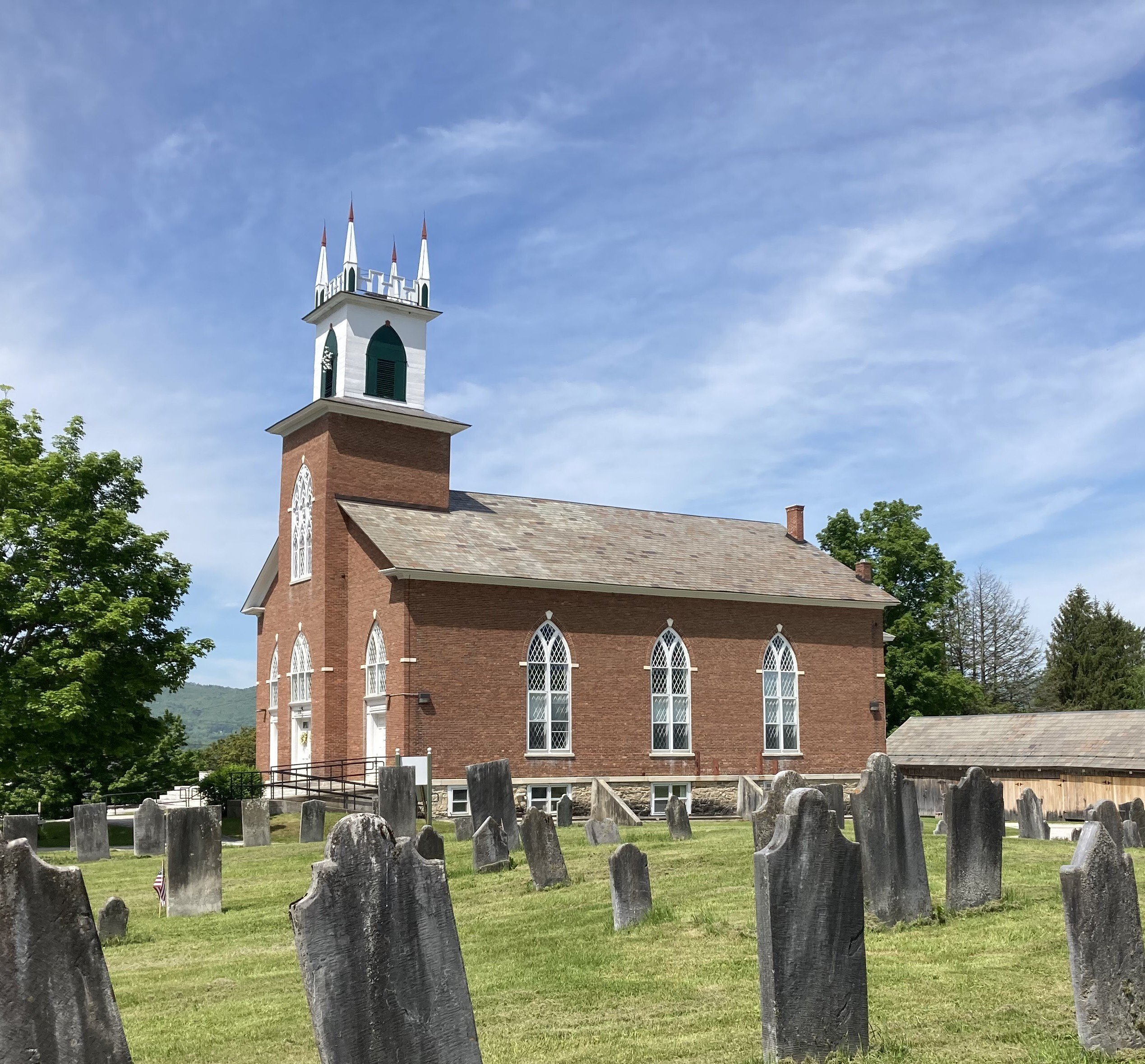Church cemetery