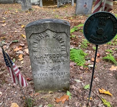 Elisha Smith and Lydia Norris Grave