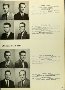 Grandpop - La Salle College 1954