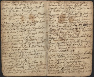 Records of the Reverend Thomas Cheever