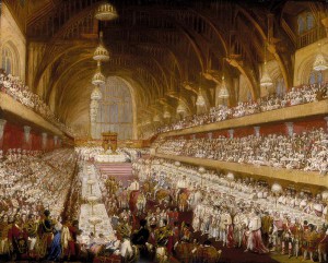 Westminster Hall coronation of George IV 1821