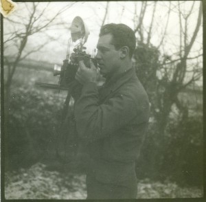 The photographer at work. Photo of Herbert Gorfinkle. From the Papers of Herbert Gorfinkle, P-904 at the American Jewish Historical Society-New England Archives.
