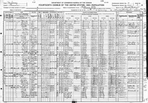 1920 New Jersey census