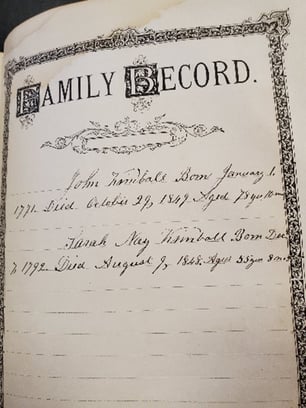 kimball-family-record-page