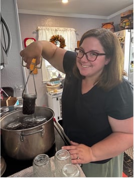 making jelly