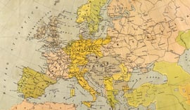 Map of Europe 1914
